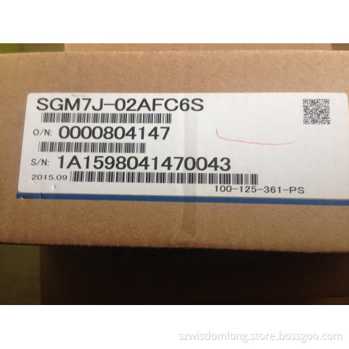 Yaskawa SGM7J-02AFC6S New Servo Motor